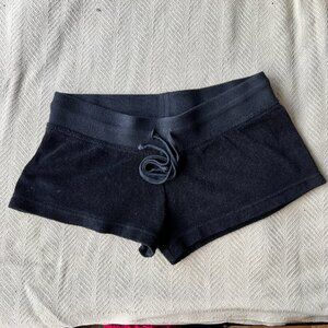 Hard Tail Low Rise Terry in Black Size M